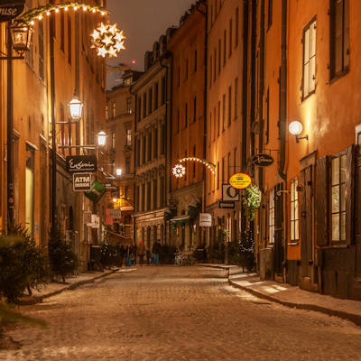 Jul i gamla stan Stockholm